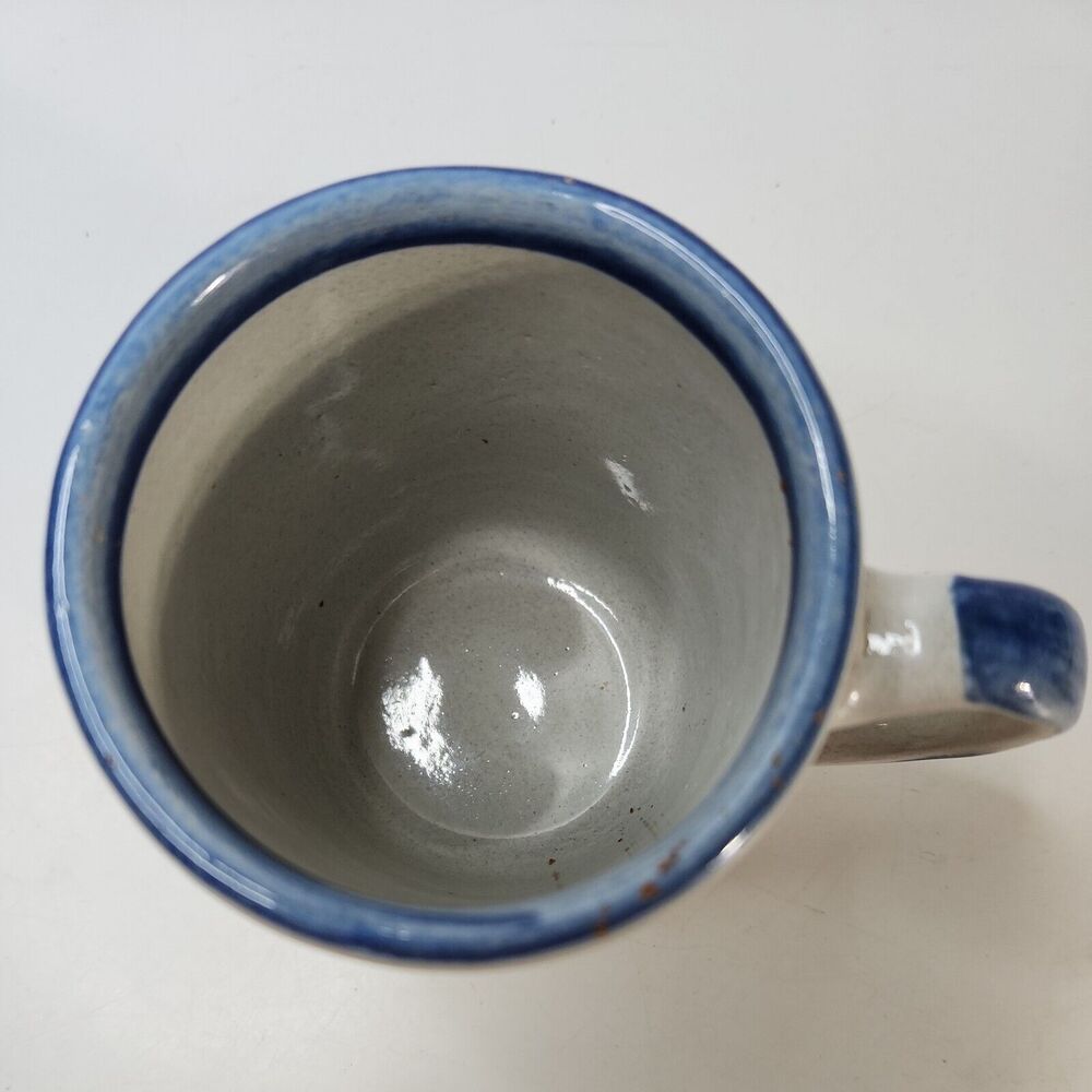 Louisville Stoneware Pottery I Luv You Dad Coffee Mug Child’s Drawing Cup USA - Picture 5 of 9